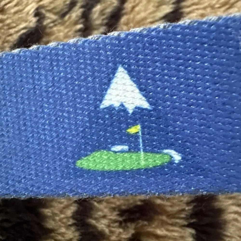 Peter Millar Size 42 Sugarloaf Golf Course Maine Belt EUC Size 42 Made In USA